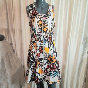 L VENUS Floral Sleeveless Dress